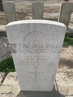 BAGHDAD (NORTH GATE) WAR CEMETERY - JONES, WILLIAM DRAPER